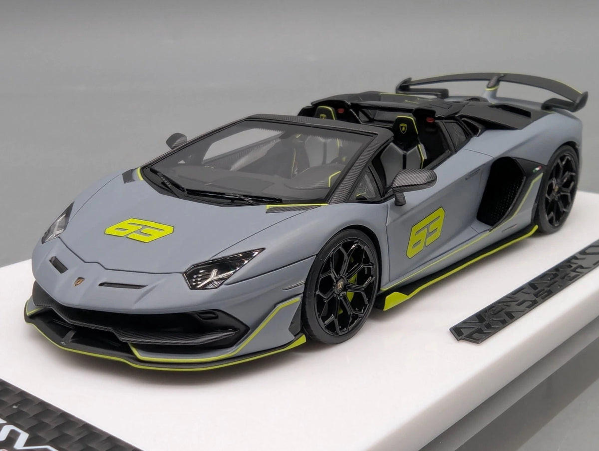 Eidolon Make Up 1:43 Lamborghini Aventador SVJ 63 Roadster 2019 Grigio 63/63 OVP