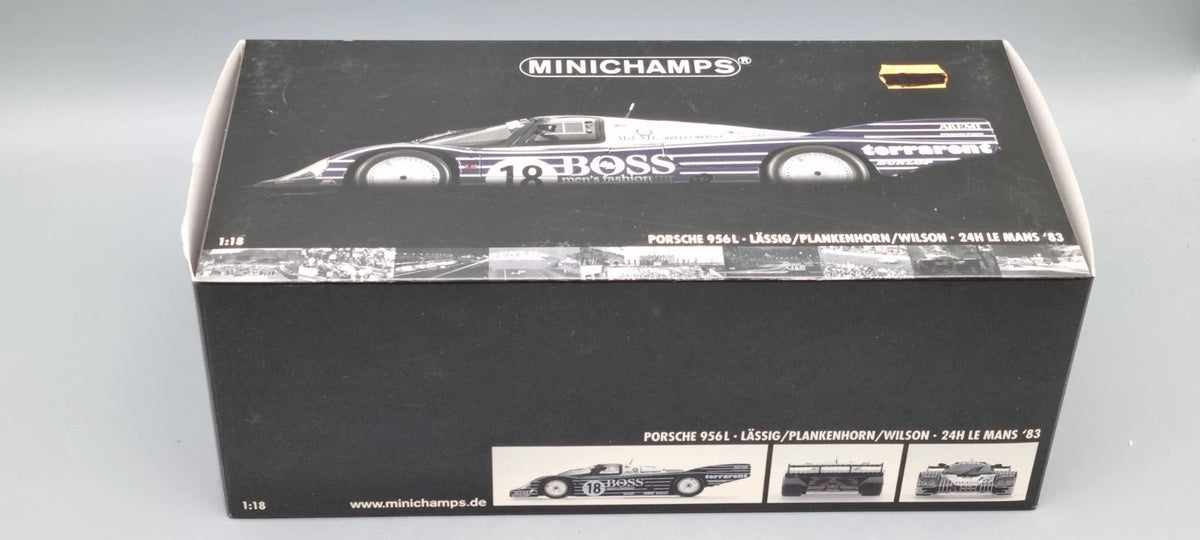 Modellautos 1:18 Minichamps 180 836918 Porsche 956L 24h Le Mans 1983 #18 OVP