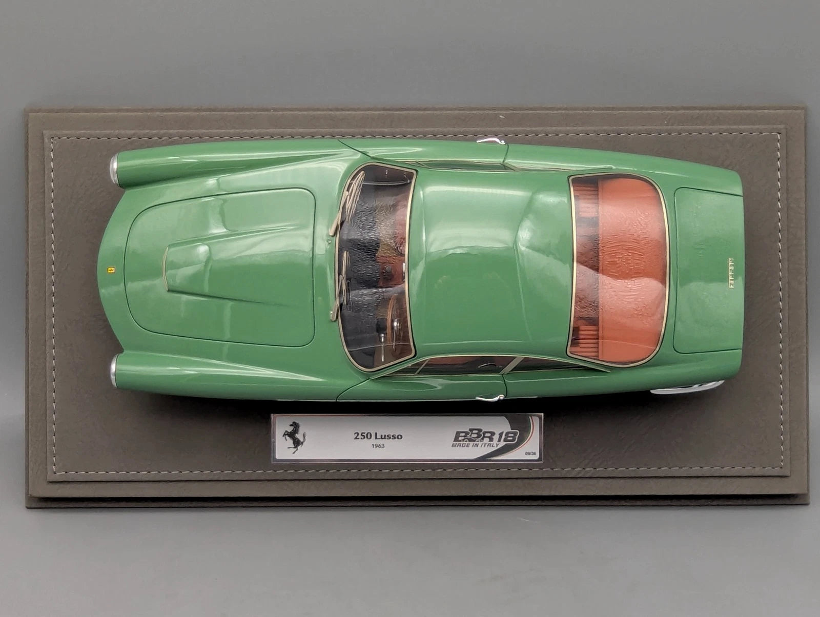 Modellautos 1:18 BBR Ferrari 250 Lusso 1963 Pastel Green 09/36 Stück mit OVP