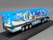 Lkw Modell 1:87 Herpa Iveco Eurotech Koffersattelzug Deutz Stute mit Vitrine