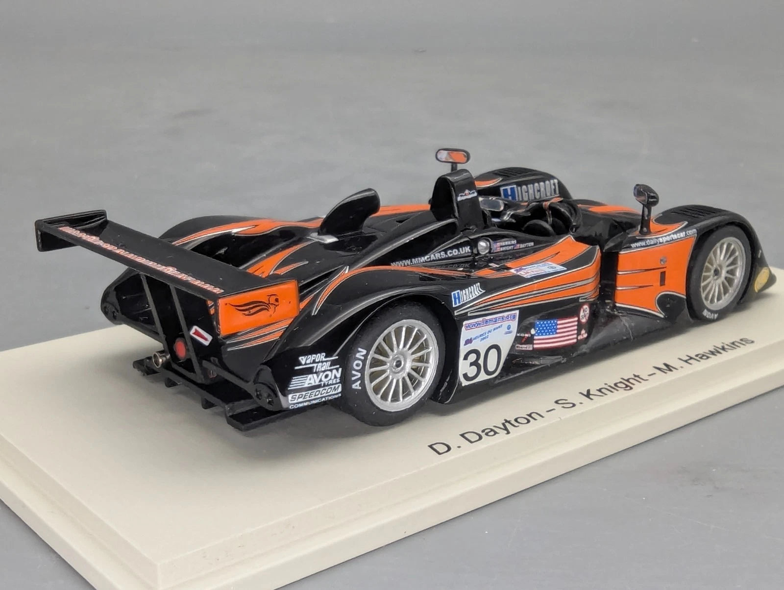 Modellautos 1:43 Spark MG Lola EX 257 24h Le Mans 2002 #30 mit OVP