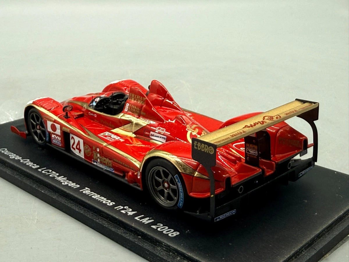 Modellautos 1:43 Spark Courage-Oreca LC70-Mugan Terramos #24 LM 2008 mit OVP
