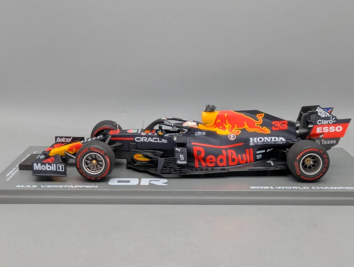 Modellautos 1:18 Spark Honda Red Bull RB16B WINNER Abu D 2021 #33 Verstappen OVP