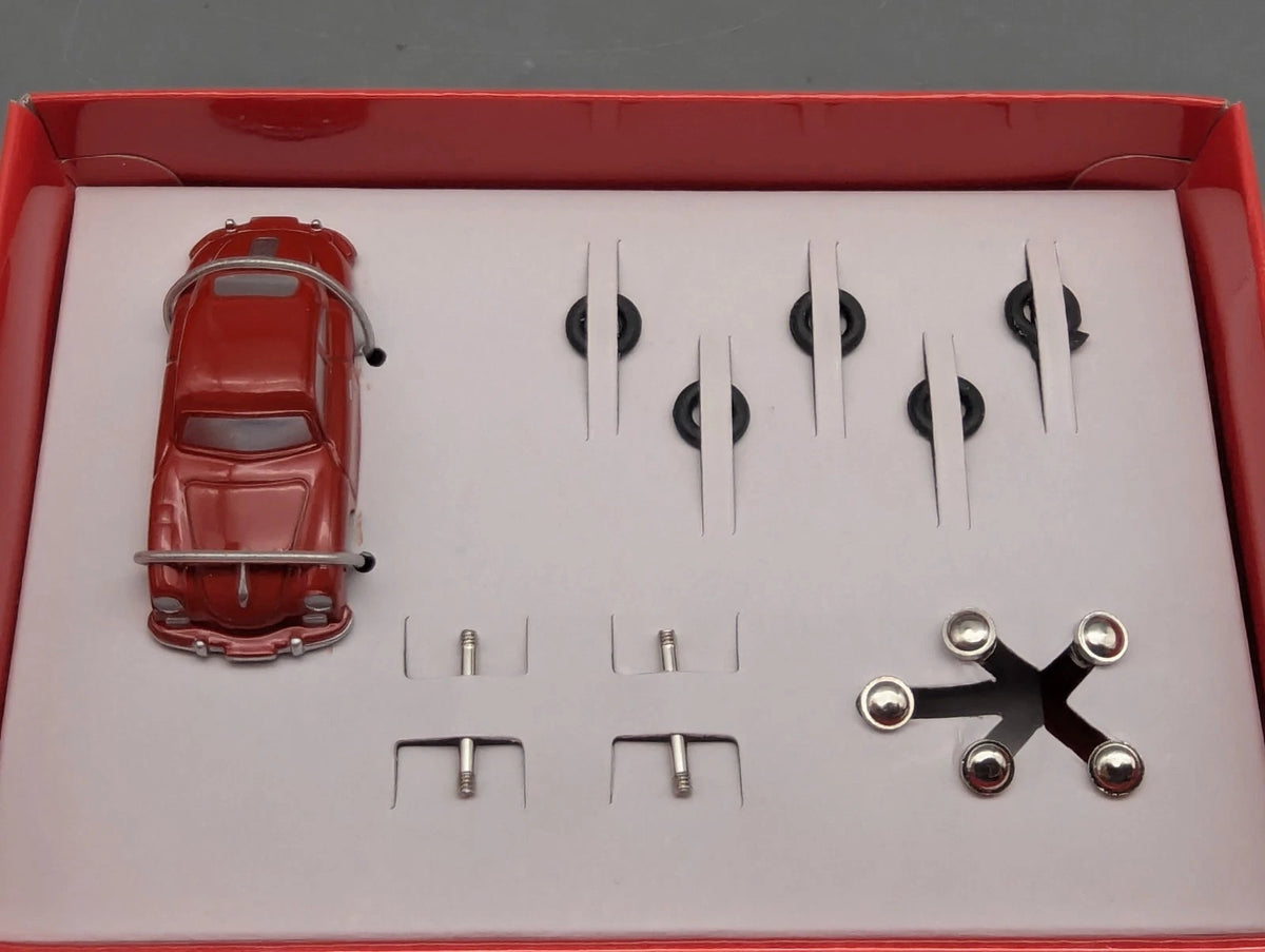 Modellautos 1:90 Schuco Montage Piccolo Porsche 356 Sportwagen Rot mit OVP