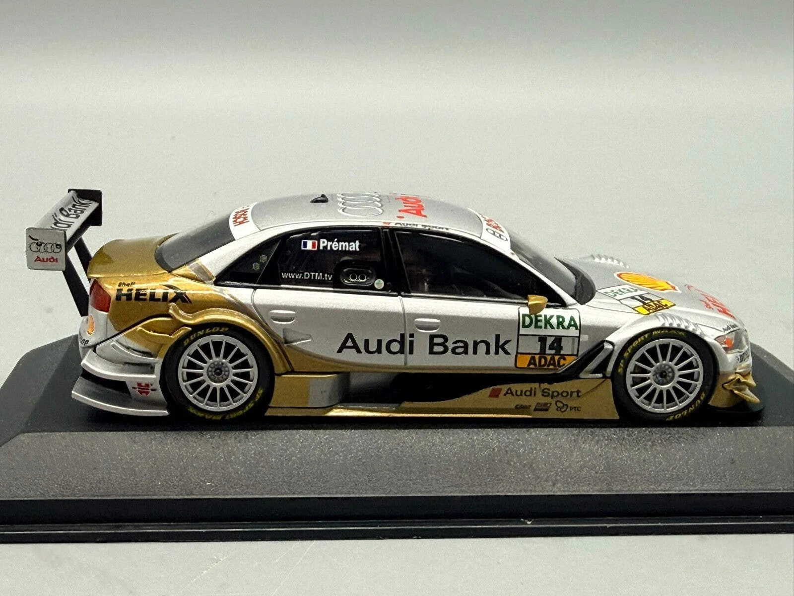 Modellautos 1:43 Minichamps Audi A4 DTM 2008  #14 Alexandre Premat mit OVP