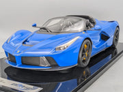 Modellautos 1:12 BBR Ferrari LaFerrari Aperta Azzurro Dino Ltd 05/05 Vitrine OVP