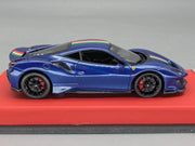 Modellautos 1:43 BBR Concept43 Ferrari 488 Pista RHD Blu TdF Ltd 01/20 OVP