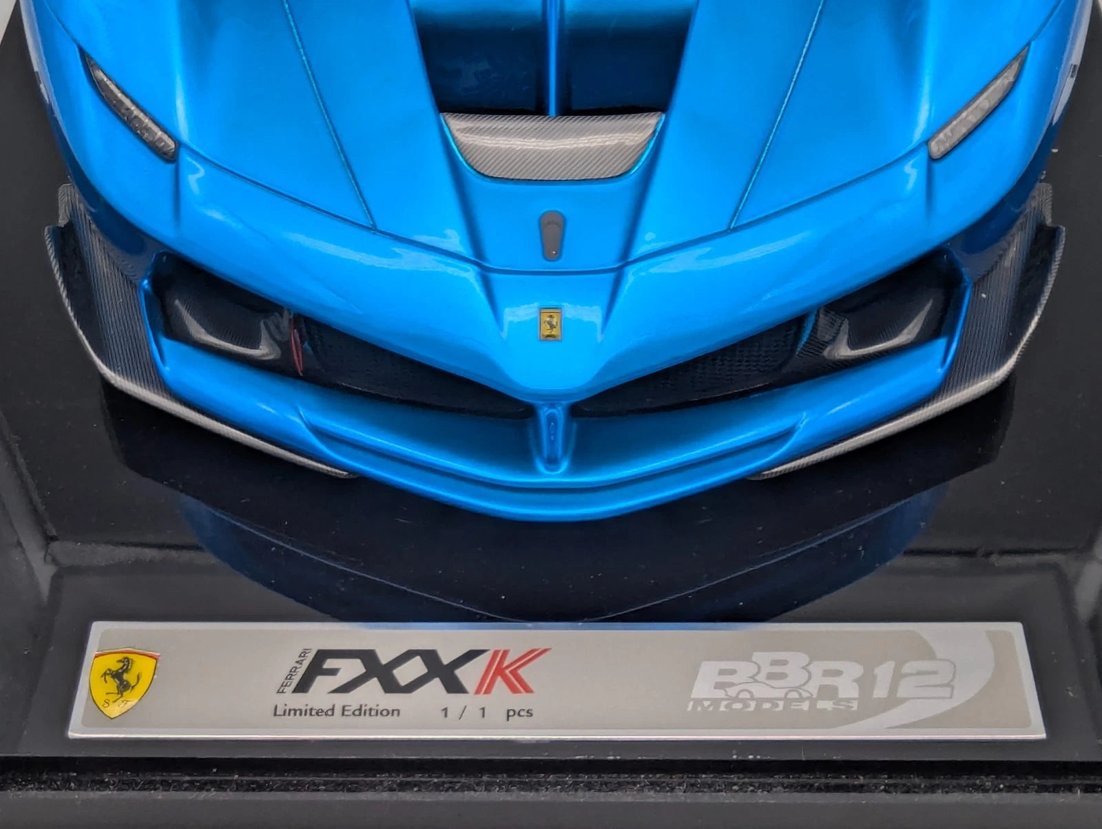 Modellautos 1:12 BBR Ferrari FXX-K 2014 Gloss Blue Emperor UNIKAT Ltd 01/01 OVP