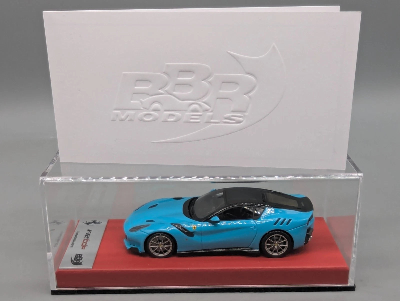 Modellautos 1:43 BBR Concept43 Ferrari F12 TdF Baby Blu Limitiert 02/10 mit OVP