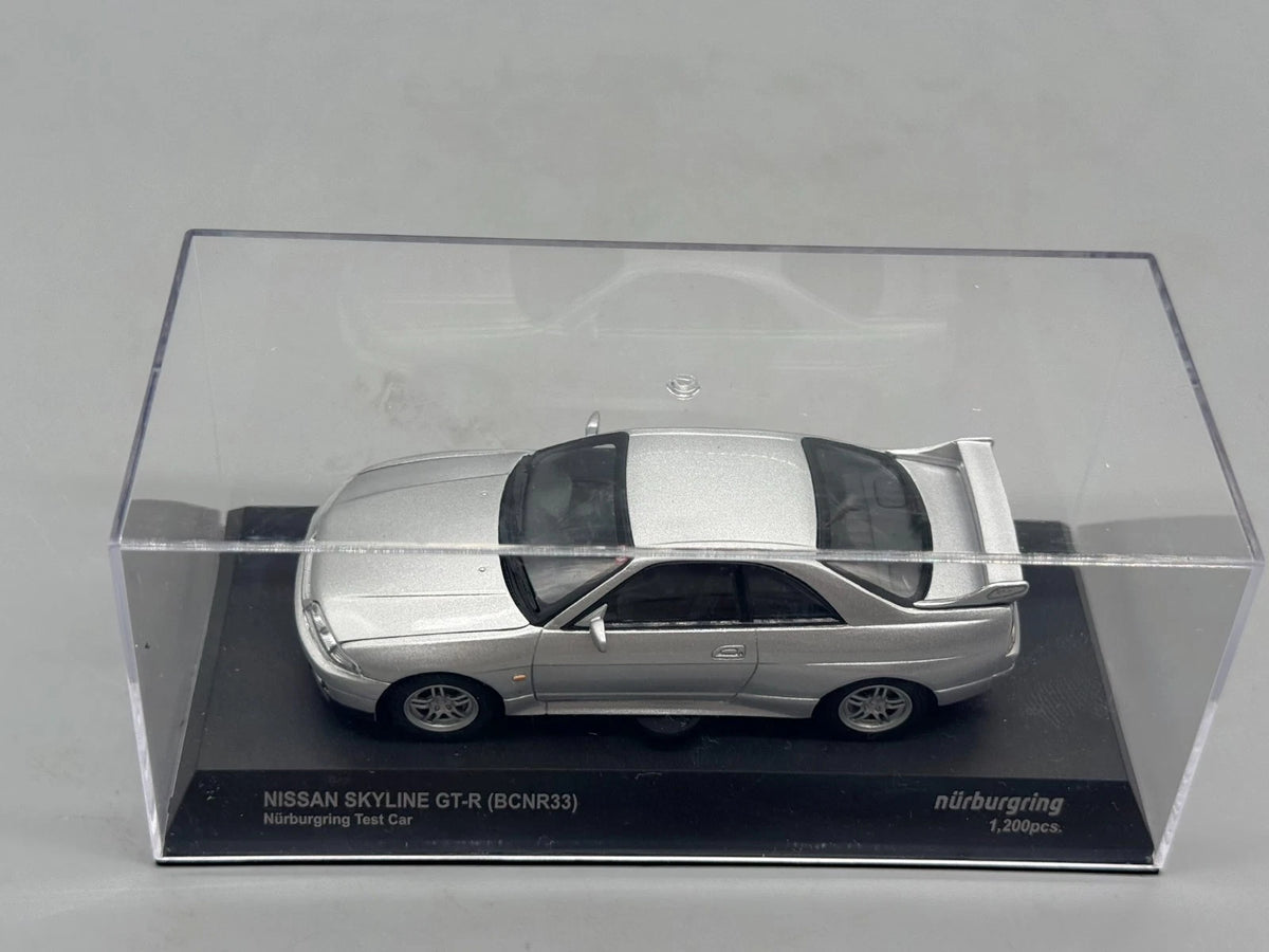 Modellautos 1:43 Kyosho Nissan Skyline GT-R (BCNR33) Test Car mit OVP