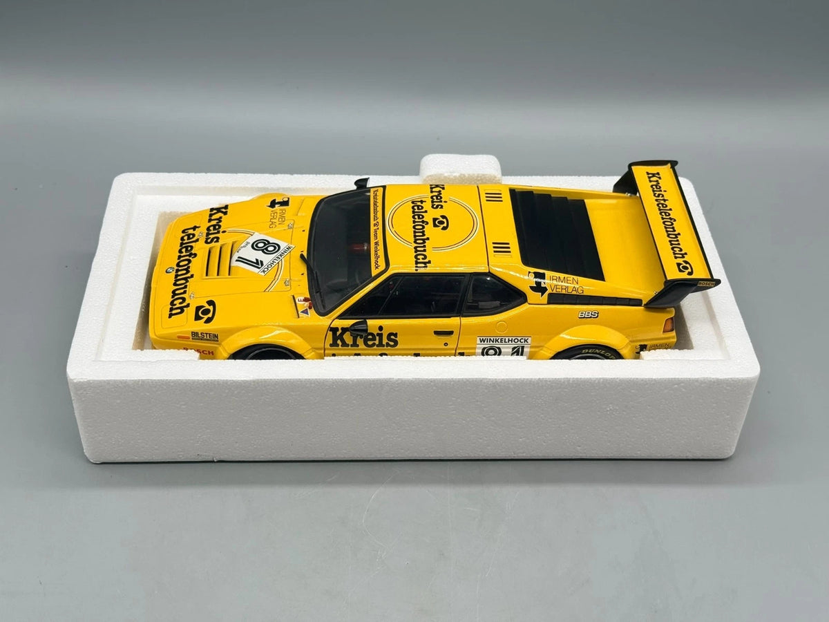 Modellautos 1:18 Minichamps BMW M1 Procar M.Winkelhock 1979 #81 mit OVP