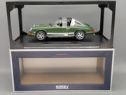 Modellautos 1:18 Norev Porsche 911 S Targa 1973 Grün mit OVP