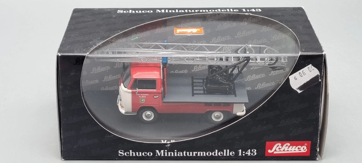 Transporter Modelle 1:43 Schuco 03341 VW T2a Feuerwehr Drehleiter OVP
