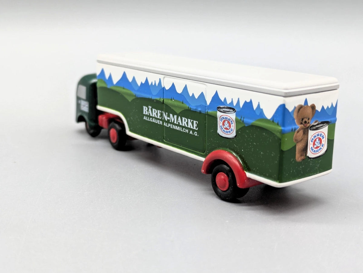 LKW Modell 1:90 Schuco Piccolo Mercedes-Benz Tiefkühlsattelzug Bären-Marke OVP