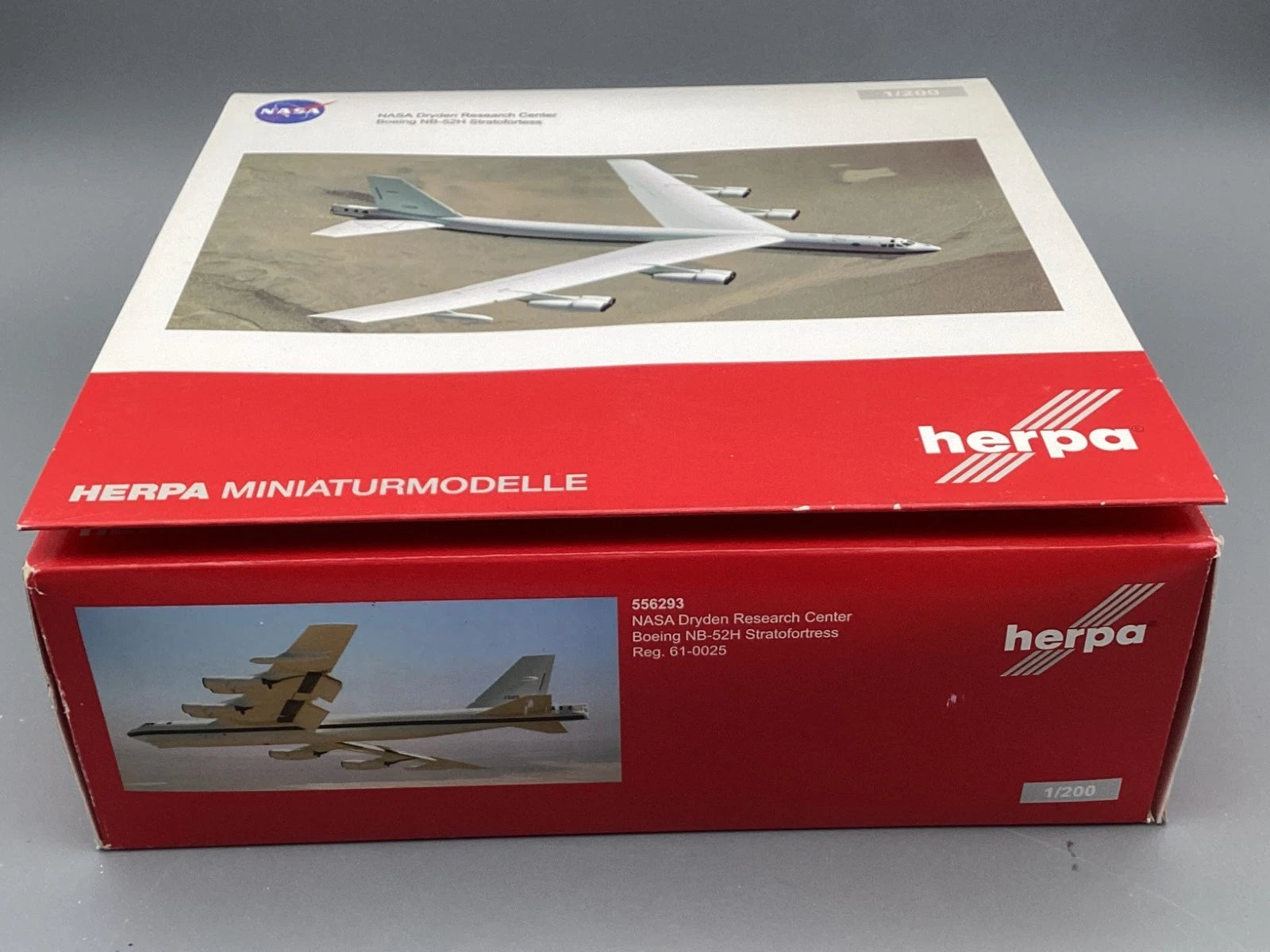 Flugzeug Modell 1:200 Herpa NASA Boeing NB-52H Stratofortress mit OVP