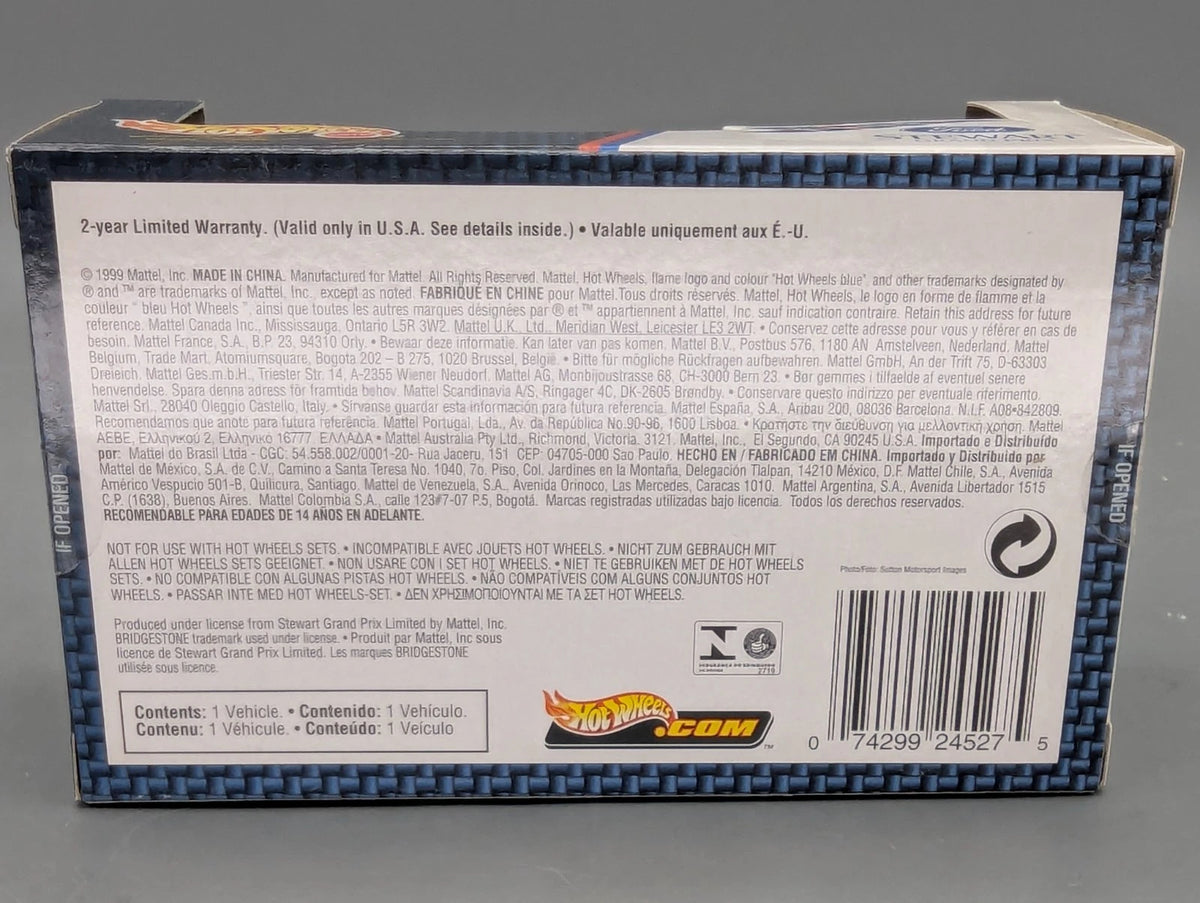Modellautos 1:43 Hot Wheels Racing Stewart Ford sf3 #16 R. Barichello mit OVP