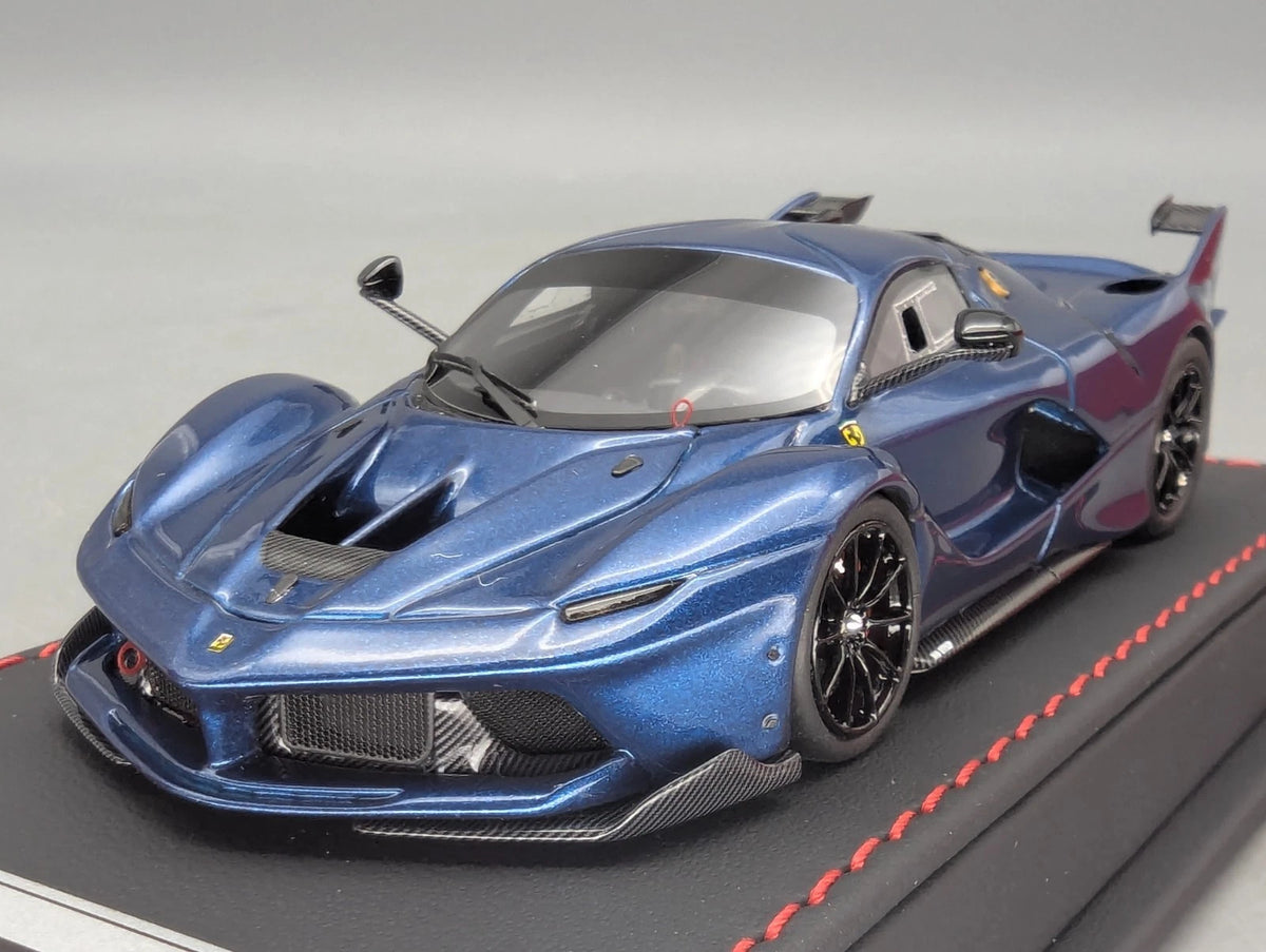 Modellautos 1:43 BBR Deluxe Calsito Ferrari FXX-K Blue Nart Ltd 01/20 OVP