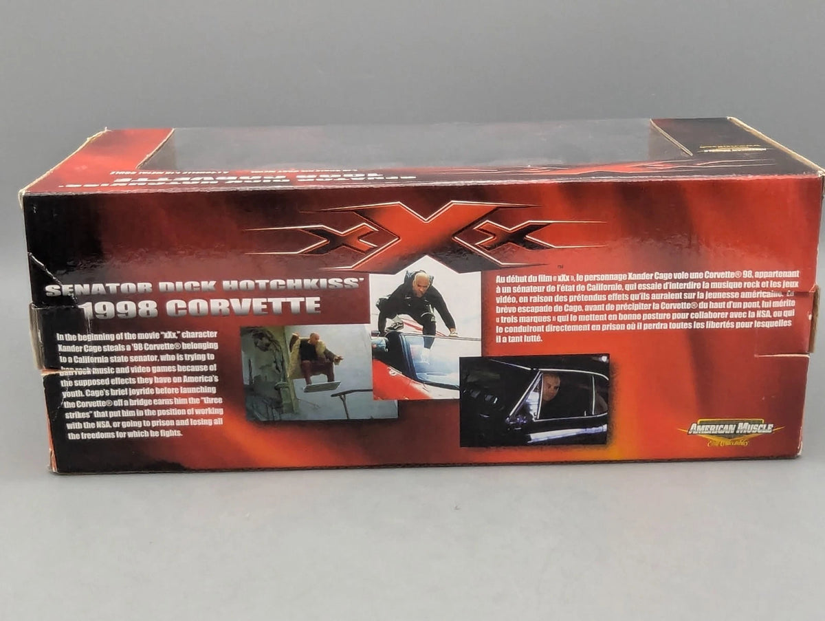 Modellautos 1:18 Ertl Chevrolet Corvette 1998 Rot American Muscle XXX mit OVP