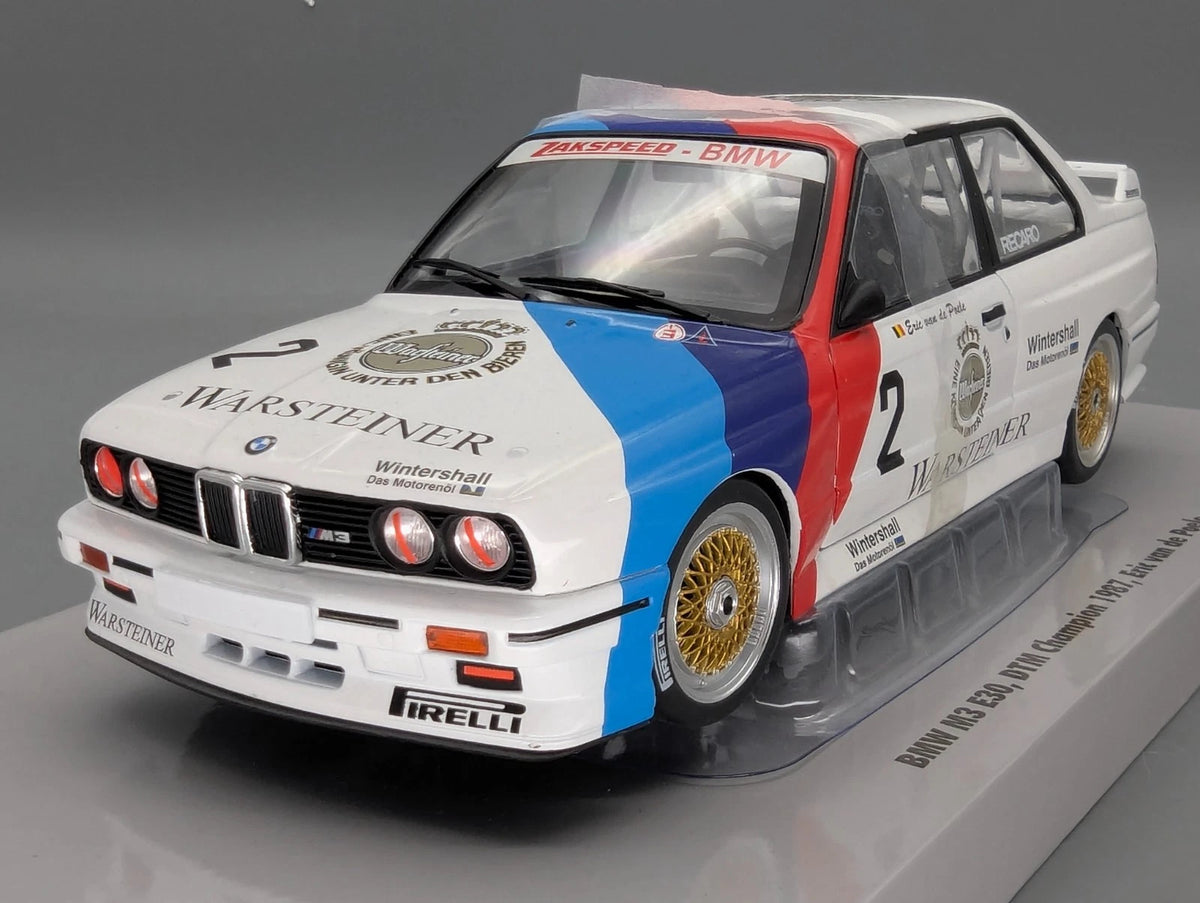 Modellautos 1:18 Werk83 BMW M3 E30 DTM Champion 1987 #2 E. van de Poele mit OVP