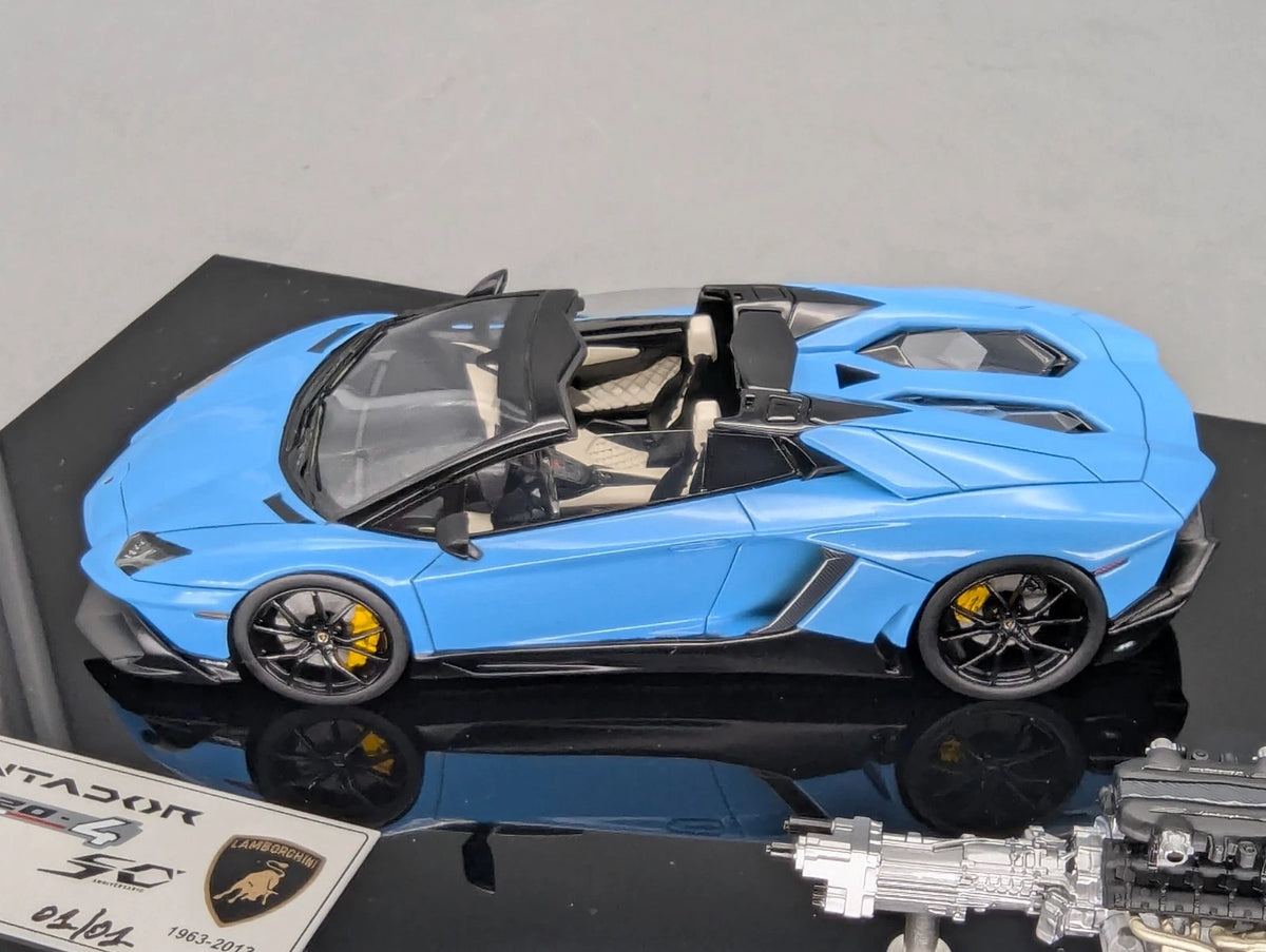 Eidolon Make Up 1:43 Lamborghini Aventador LP720-4 Roadster 01/01 Engine Set OVP