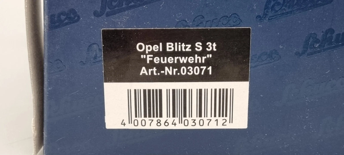 LKW Modelle 1:43 Schuco 03071 Opel Blitz S 3t Feuerwehr Drehleiter OVP
