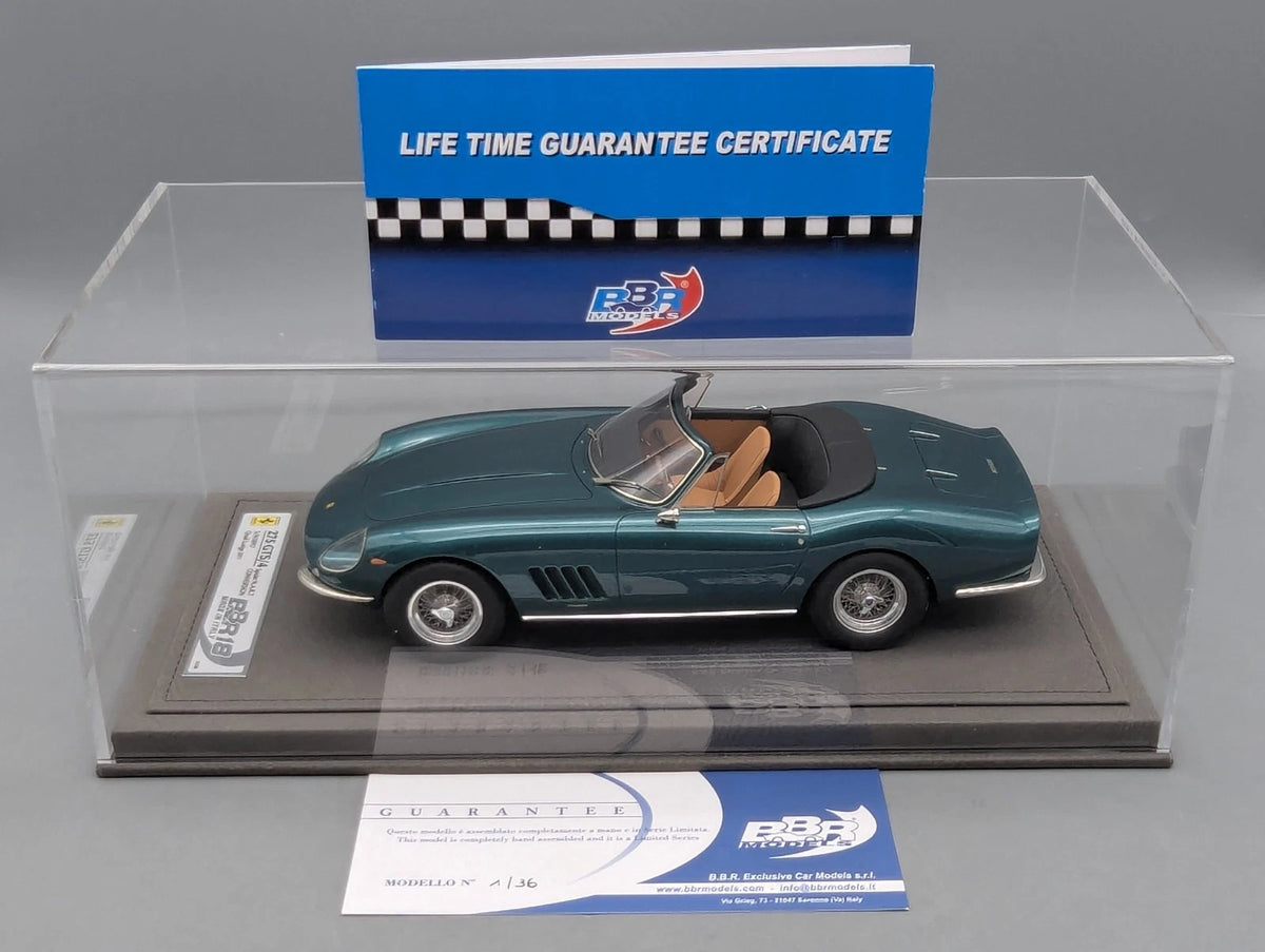 Modellautos 1:18 BBR Ferrari 275 GTB/4 Spider NART S/N 10917 01/36 pcs OVP