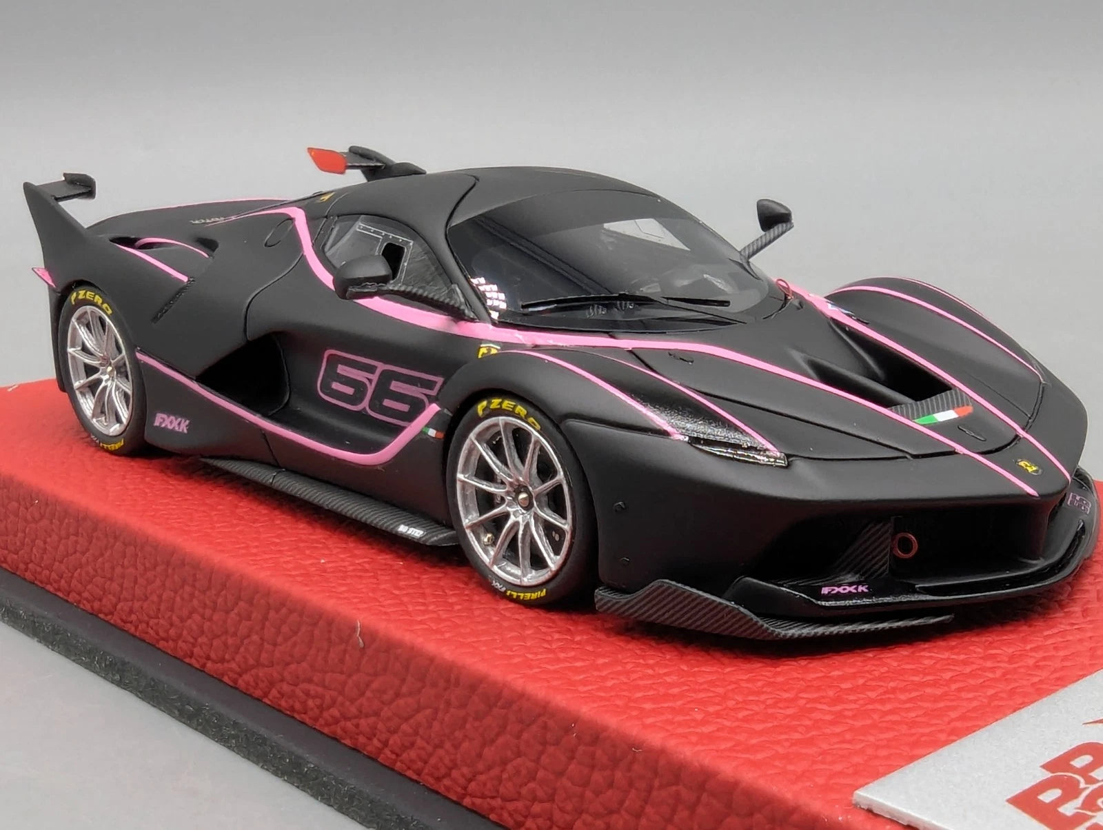 Modellautos 1:43 BBR Concept43 Ferrari FXX-K #66 Nero Matt Ltd 20/20 OVP