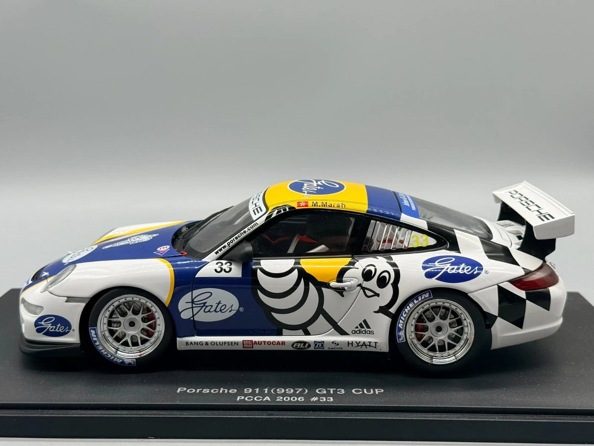 Modellautos 1:18 AUTOart Porsche 911 (997) GT3 Cup PCCA 2006 #33 mit OVP