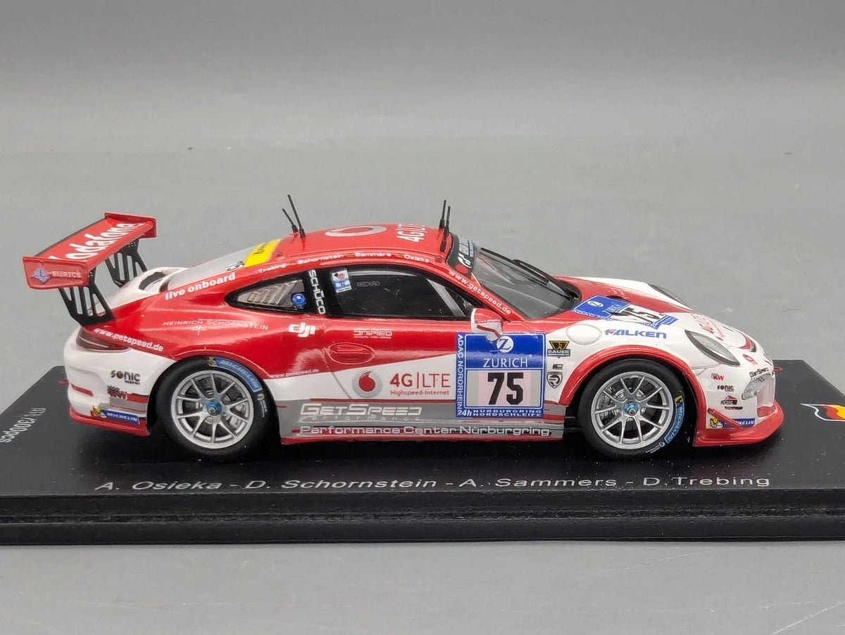 Modellautos 1:43 Spark SG203 Porsche 911 GT3 Cup 24H Nürburgring 2015 #75 OVP