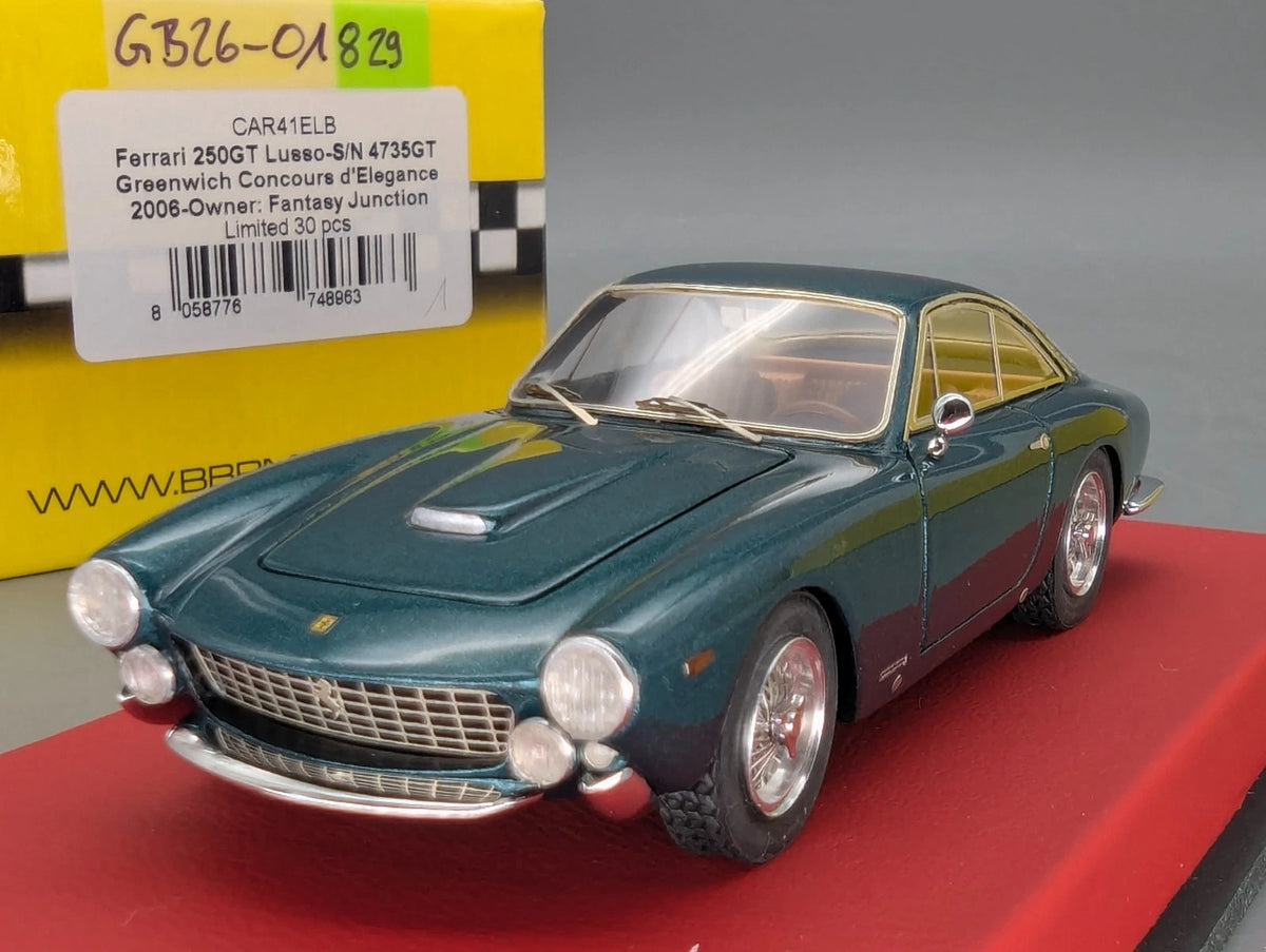 Modellautos 1:43 BBR Ferrari 250 GT Lusso S/N 4735 Ltd 01/30 in OVP