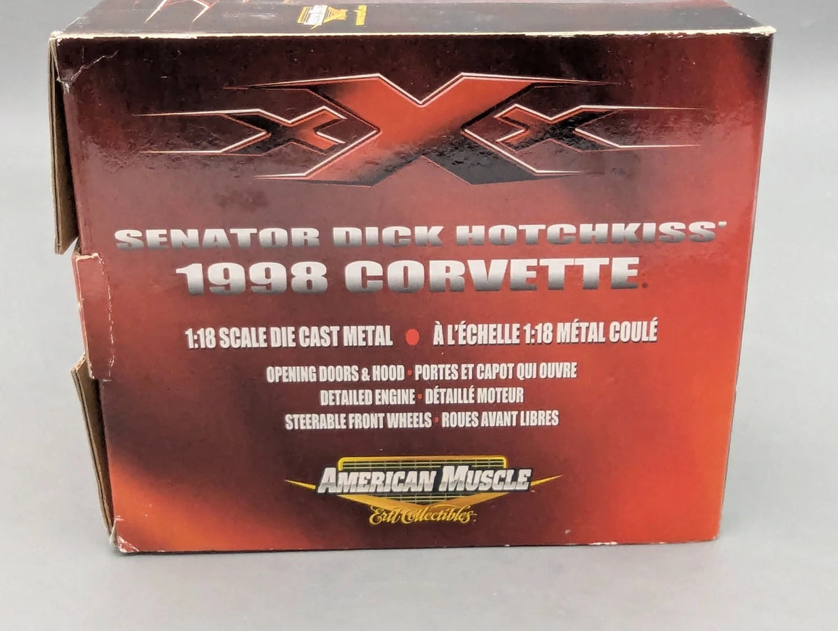 Modellautos 1:18 Ertl Chevrolet Corvette 1998 Rot American Muscle XXX mit OVP