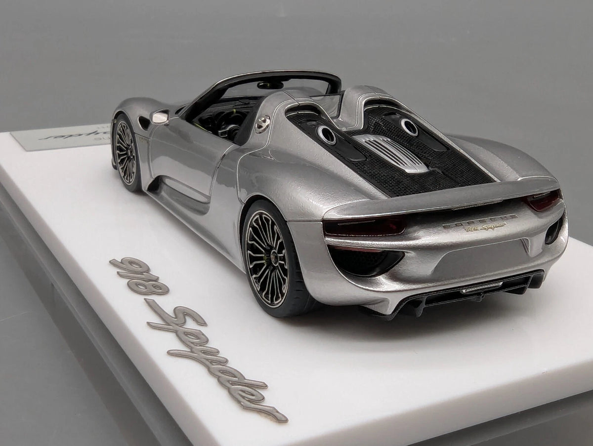 Eidolon Make Up 1:43 Porsche 918 Spyder GT Silver Metallic mit Vitine und OVP