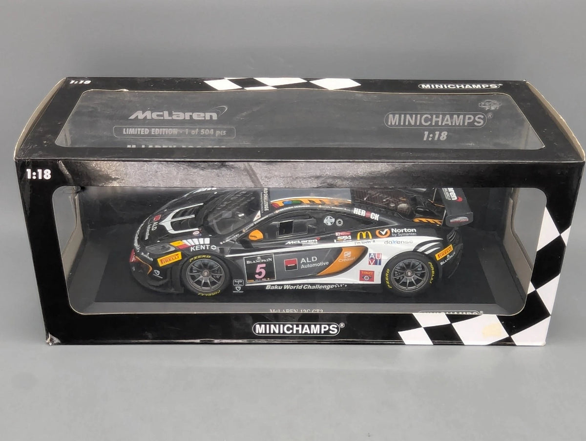 Modellautos 1:18 Minichamps McLaren 12C GT3 24h Spa 2013 #5 mit OVP