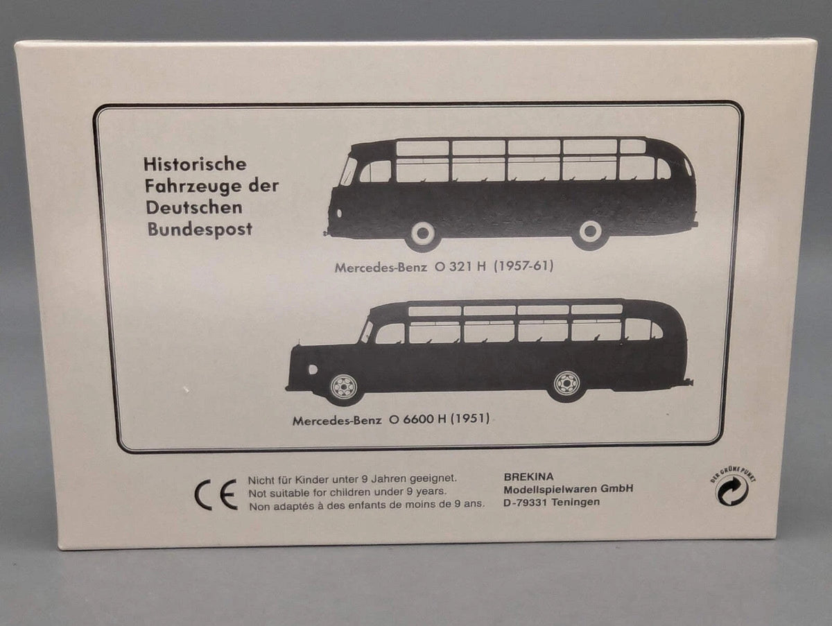 Bus Modelle 1:87 Brekina Serie 2 Postbusse Mercedes-Benz O 321 und O 6600 OVP