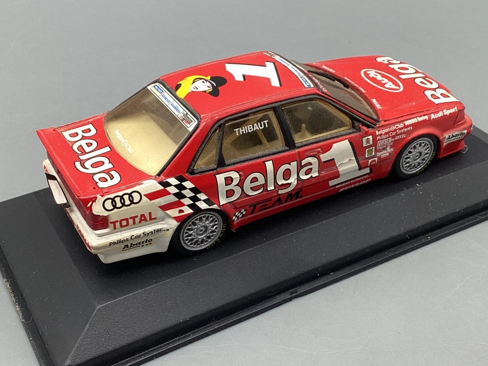 Modellautos 1:43 Minichamps Audi V8 Quattro Evo Belgian Procar 1993 #1 mit OVP