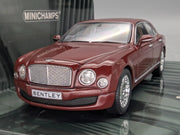 Modellautos 1:43 Minichamps Bentley Mulsanne 2010 Rot Red Metallic mit OVP