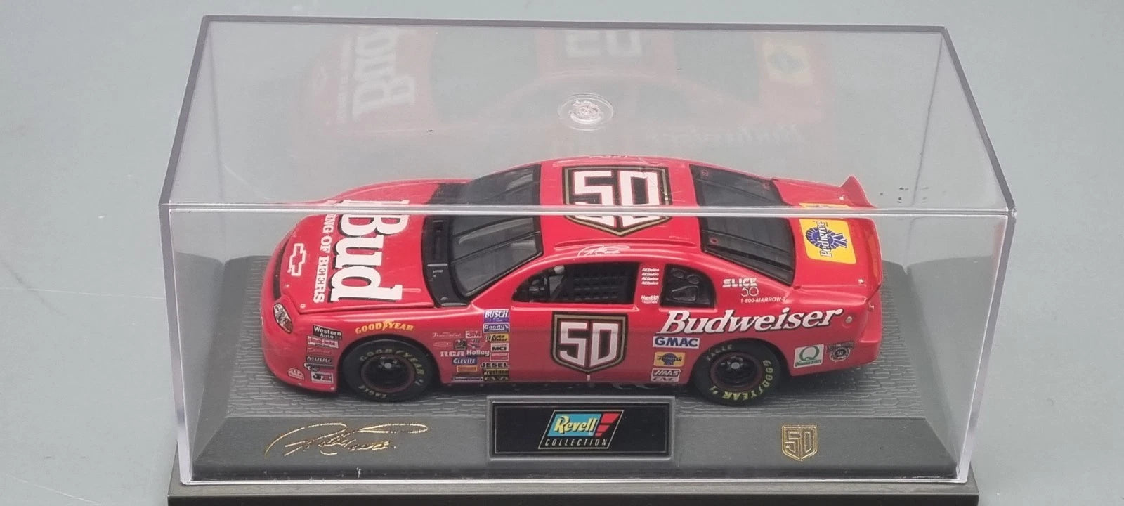 Modellautos Nascar 1:43 Revell Chevrolet Monte Carlo 50 years Budweiser 1998 OVP