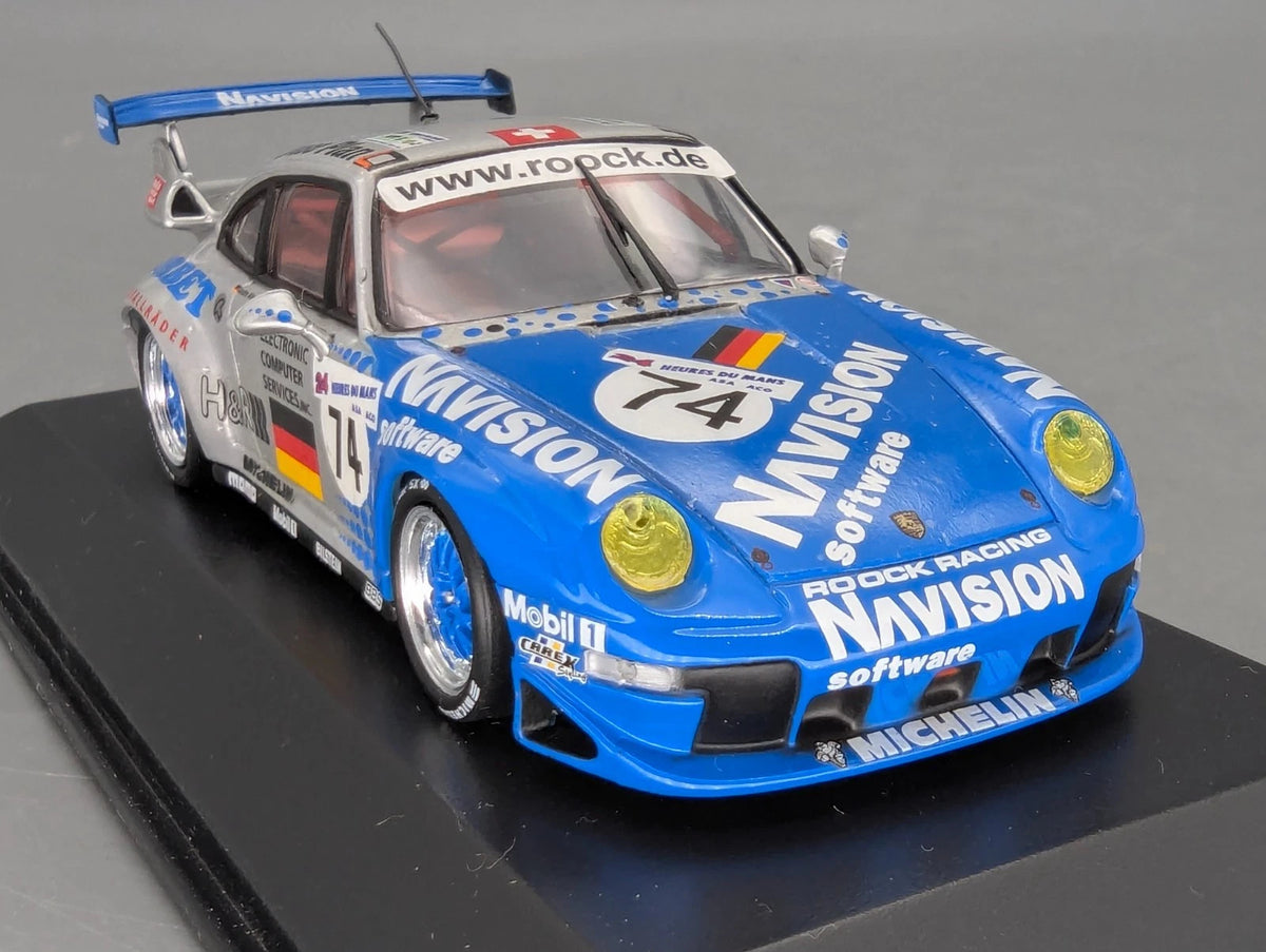 Modellautos 1:43 Minichamps Porsche 911 GT2 24h Le Mans 1997 #74 neutrale OVP
