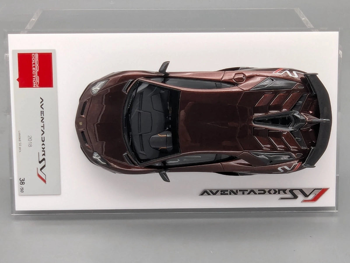 Eidolon Make Up 1:43 Lamborghini Aventador SVJ 2018 Marrone Eklip. Ltd 38/50 OVP