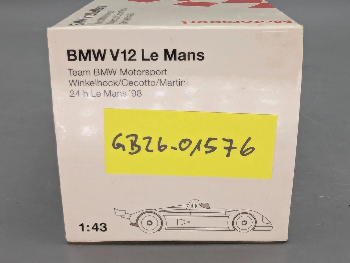 Modellautos 1:43 Minichamps BMW V12 Le Mans #2 Winkelhock Cecotto u.a Dealer OVP