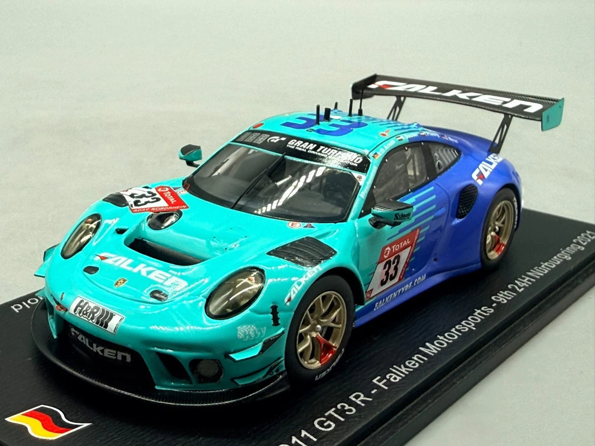 Modellautos 1:43 Spark Porsche 911 GT3 R - Nürburgring 2021 #33 mit OVP
