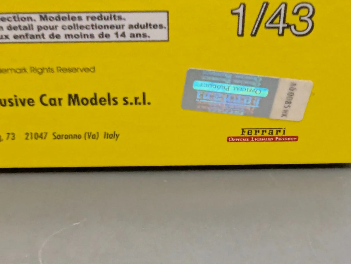 Modellautos 1:43 BBR Ferrari Enzo 2002 mit Vitrine und OVP