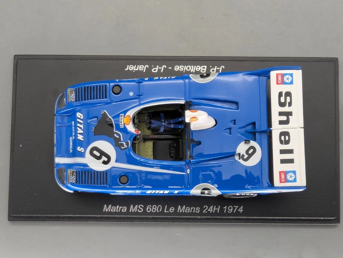 Modellautos 1:43 Spark S9446 Matra MS 680 24h Le Mans 1974 #6 mit OVP
