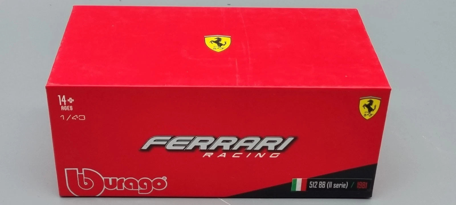 Modellautos 1:43 Bburago Racing Ferrari 512 BB 1000km Monza 1981 #15 OVP