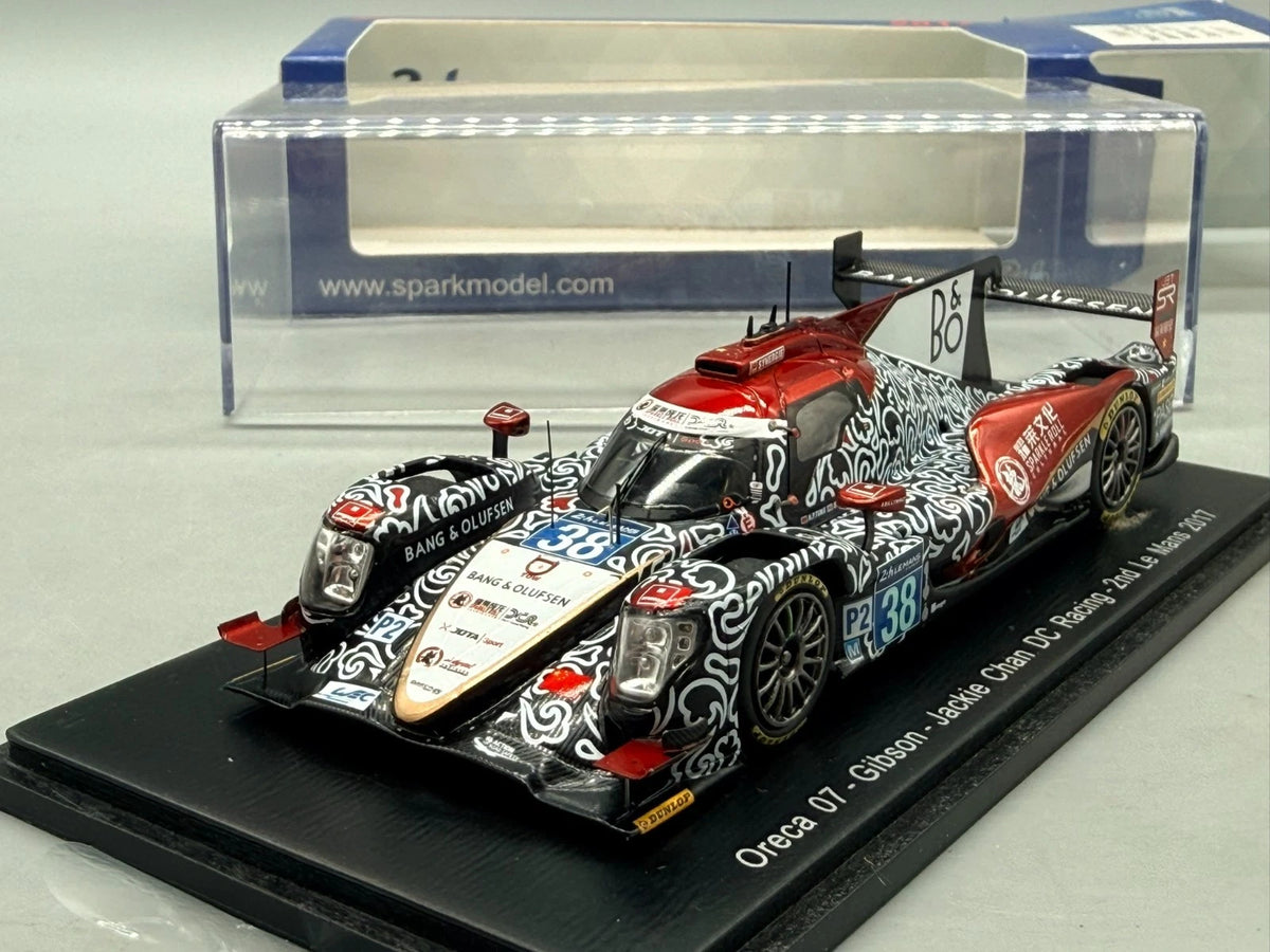 Modellautos 1:43 Spark Oreca 07 Gibson Jackie Chan DC Racing Le Mans 17 mit OVP