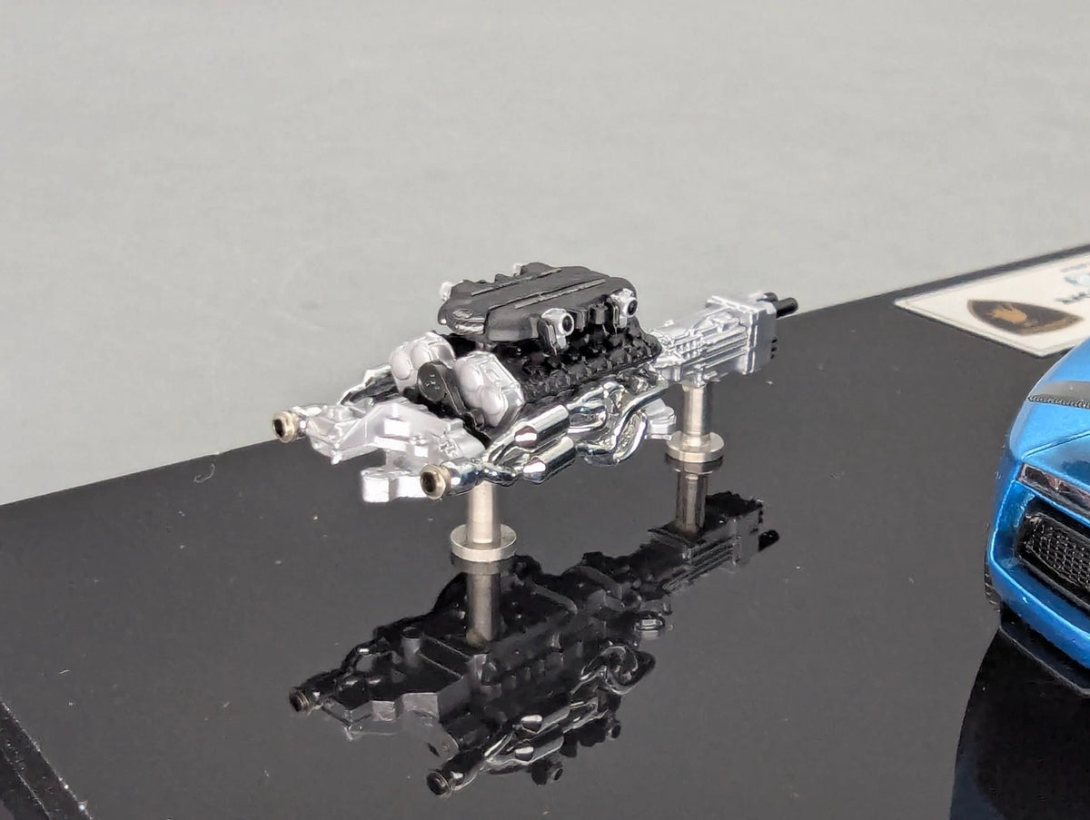 Eidolon Make Up 1:43 Lamborghini Aventador LP760-2 Engine Set Oakley Blau OVP