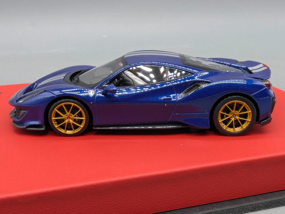 Modellautos 1:43 BBR Ferrari 488 Pista LHD Leirer CH Limited 1/5 Medium Base OVP