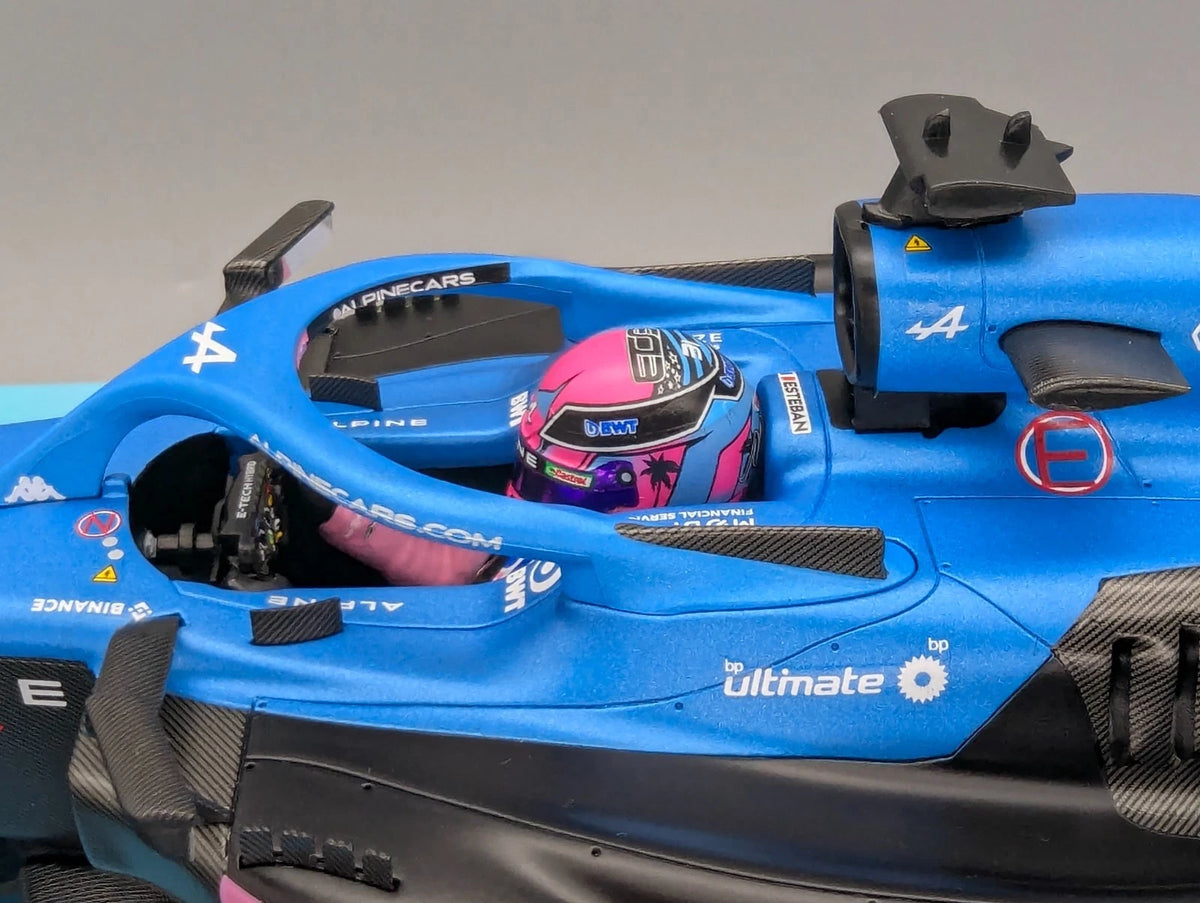 Modellautos 1:18 Minichamps BWT Alpine F1 Miami GP 2023 #31 Esteban Ocon mit OVP