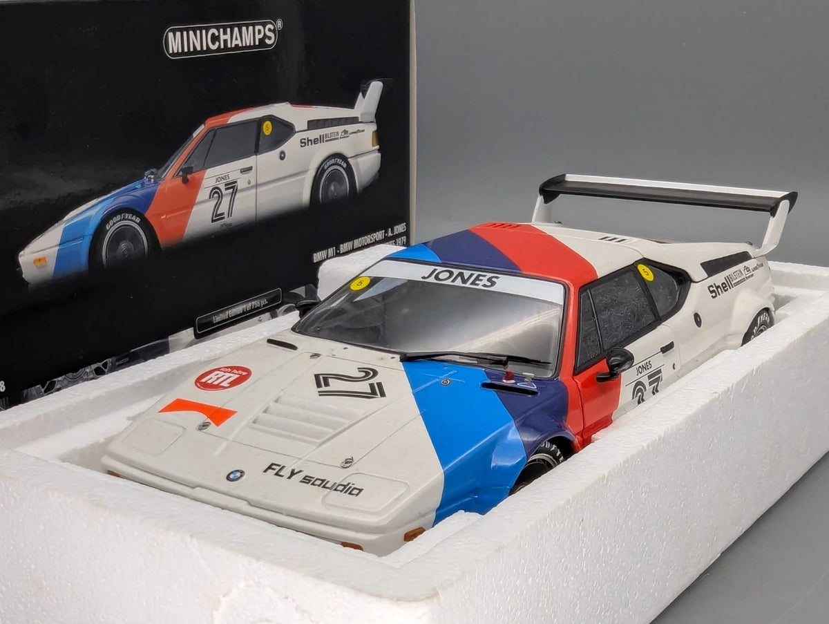 Modellautos 1:18 Minichamps BMW M1 Procar Series 1979 #27 O. Jones mit OVP