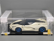 Modellautos 1:12 BBR Ferrari LaFerrari Fuli White / Blue Carbon Ltd 07/10 OVP
